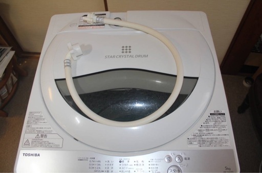 ★東芝 5.0kg 全自動洗濯機 AW-5G6 2018年製 風乾燥機能付き 浸透パワフル洗浄 部屋干しモード 一人暮らし 美品