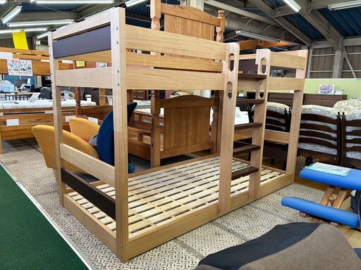 【愛品館八千代店】2段ベッド　ツートーン
