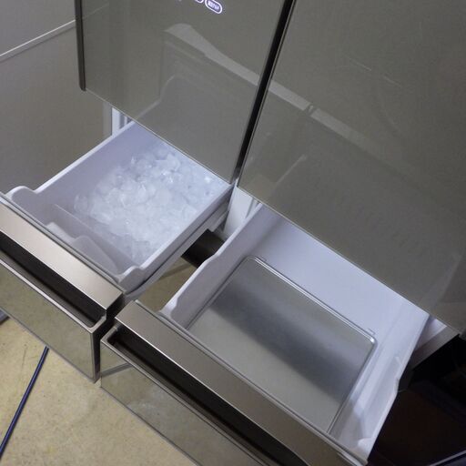 2015年製 日立 大型 6ドア冷蔵庫 自動製氷 真空チルド 517L 配達設置対応/