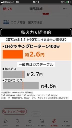 電気コンロ(IH)