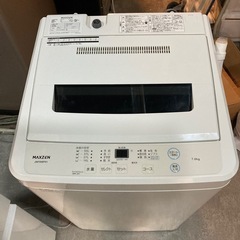 【家電】　洗濯機2022年式　7kg 動作確認済み　JW70WP01　