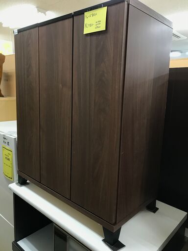 シューズボックス 靴箱 下駄箱 コンパクト 75 高さ90 スリム ロータイプ 消臭・脱臭 薄型 収納 靴入れ 洗える 棚板 玄関収納 キャビネット 下足箱 木製 シューズラック ブラウン 北欧 おしゃれ 堺市 石津 ジャングルジャングル石津