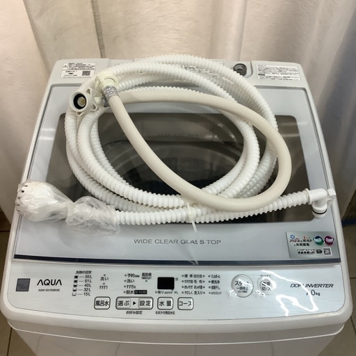 AQUA   アクア　洗濯機　AQR-GV7E8  2020年製   7㎏