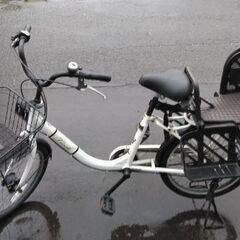 20インチ 🚲 チャイルドシート付 中古 自転車 15,800円 🔄3段切替 💡オートライト付 新規防犯登録料コミ 468