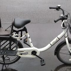 20インチ 🚲 チャイルドシート付 中古 自転車 15,800円 🔄3段切替 💡オートライト付 新規防犯登録料コミ 468