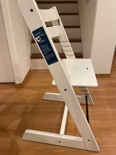 STOKKE　ストッケ　トリップトラップ　ホワイト本体椅子\u0026ベビーセット