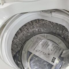 J7883　3ヶ月保証付き！　SHARP　シャープ　5.5kg洗濯機　ES-GE5D-W　2020年製 動作確認　クリーニング済み　【リユースのサカイ柏店】