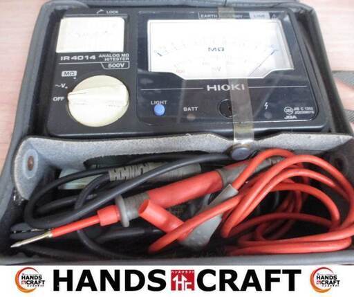HIOKI IR4014 絶縁抵抗計 通電のみ確認済み 現状品 中古品 【ハンズクラフト宜野湾店】