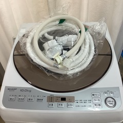 SHARP   シャープ　洗濯機　ES-GV10d-T    2019年製 10㎏　