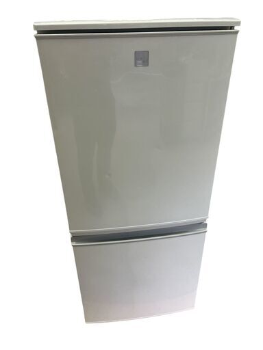 シャープ ノンフロン冷凍冷蔵庫 SJ-14E5-KW 137L 2ドア