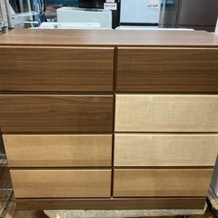 ローチェスト 幅100cm 4段 収納 中古