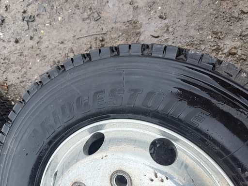 ピックアップのみ] アルコア 19.5 x 6.75 1478 穴アルミホイール、12