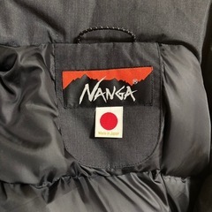 ナンガ　ダウンジャケット　焚火　タキビ　