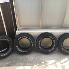 マキシス MAXXIS MUDDER BUCKSHOT 195R14C 中古4本セット