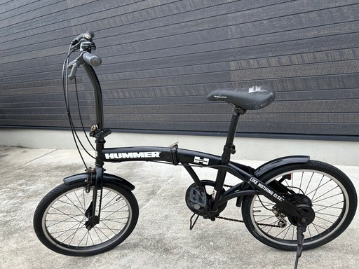 HUMMER 折りたたみ自転車 黒整備済み
