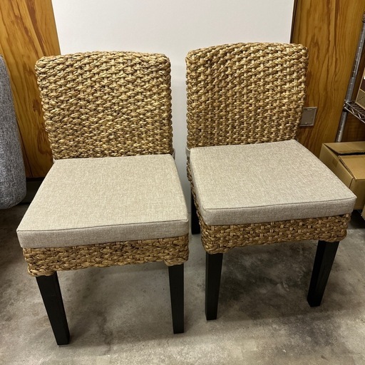 アジアン家具 ダイニングチェア 2脚セット