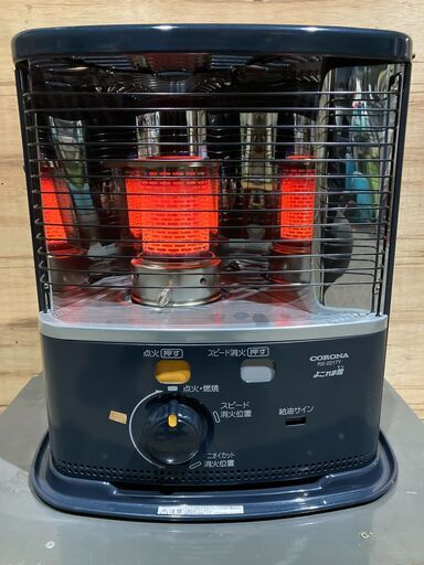 中古】コロナ CORONA RX-2217Y 石油ストーブKCP-2217Y 暖房 3.7L 2017 