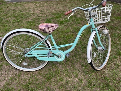 自転車26インチ　水色