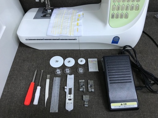 自動糸切り☆スーパー糸通し☆brother CPミシンFm700☆整備品 - ミシン 