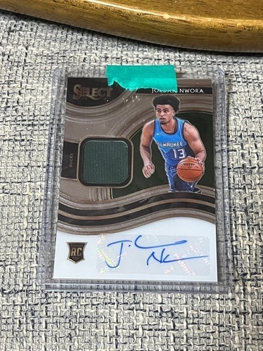 トレーディングカード SELECT JORDAN NWORA RC AUTOGRAPH