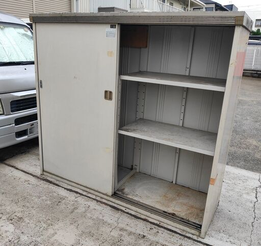 くまねず《姫路》イナバ物置☆収納物置☆道具入れw1770mmx600mmx1620mm