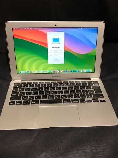 「MacBook Air 11インチ Early 2014　MD711J/B」Core i5搭載 / メモリー4GB / SSD-128GB / 小型軽量薄型モバイルノートPC / Webカメラ / Bluetooth / 無線LAN / MacOS(Sonoma)\u0026Office2019とWin11＆Office Pro Plusの選択起動可能 /バッテリー使用可 / 中古美品