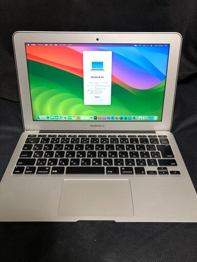 「MacBook Air 11インチ Early 2014　MD711J/B」約1キロの小型軽量薄型モバイルノートPC / Core i5搭載 / メモリー4GB / SSD-128GB / Webカメラ / Bluetooth / 無線LAN / MacOS(Sonoma)\u0026Office2019とWin11＆Office Pro Plusの選択起動可能