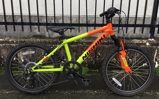 ＜整備・美品車＞NISHIKI・ニシキ 20インチ・ジュニアMTB自転車・シマノ7段シフト