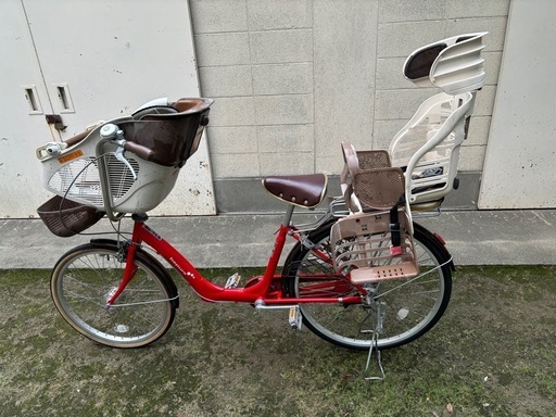 前後子供載せママチャリ(22〜26㌅)お引き取り限定[配達可]