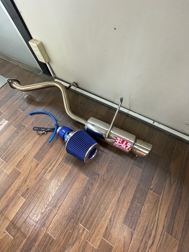 軽トラda63t　マフラー\u0026パワーフィルター