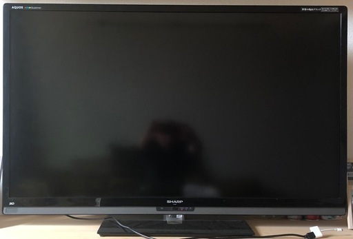 シャープ52型液晶テレビ　外付ハードディスク