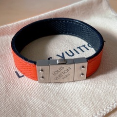 ★ルイヴィトン　レザーブレスレット　オレンジ★最終値下げ