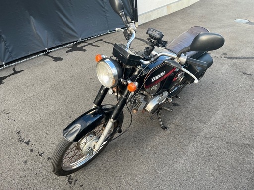 UA05J YB-1 Four 4スト ブラック 後タイヤ/シートカバー新品交換済み