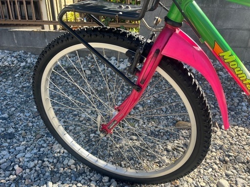 Mountain Cat マウンテンバイク 緑・ピンク Mountain Cat マウンテン