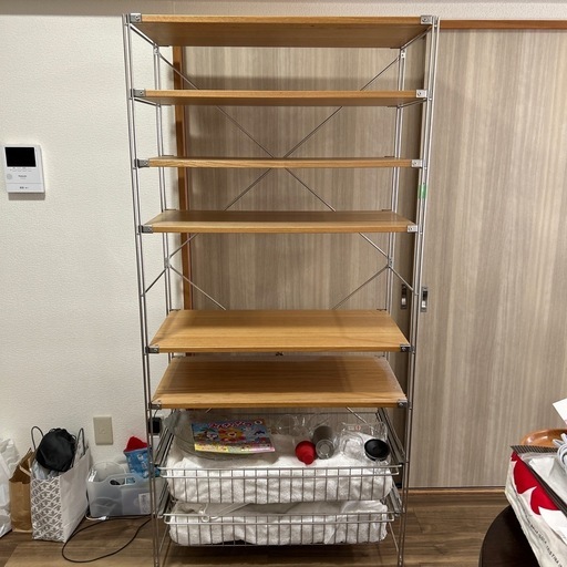 今日引き取り希望‼️定価4万5000円　無印良品　食器棚