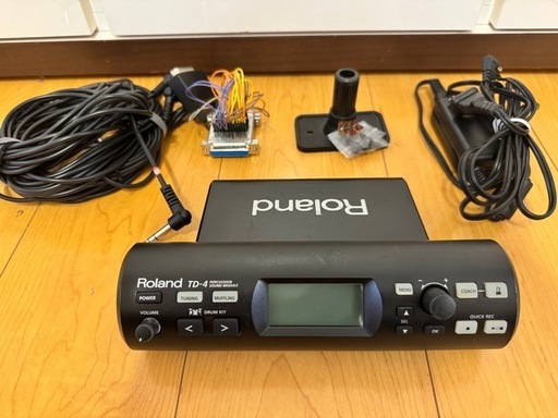 Roland TD-4 電子ドラム 本体と各種ケーブル付き