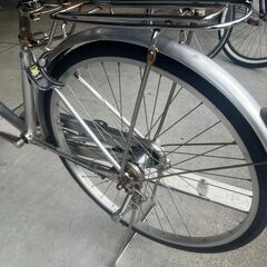 【大人用】整備済 丸石 CHERISH 26型内装3段ギア 中古自転車 婦人車 銀色 <自転車のオオムラ 静岡店>