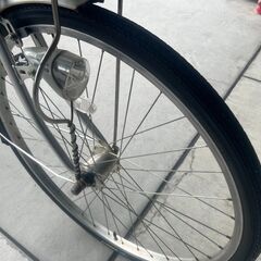 【大人用】整備済 丸石 CHERISH 26型内装3段ギア 中古自転車 婦人車 銀色 <自転車のオオムラ 静岡店>