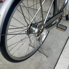 【大人用】整備済 丸石 CHERISH 26型内装3段ギア 中古自転車 婦人車 銀色 <自転車のオオムラ 静岡店>