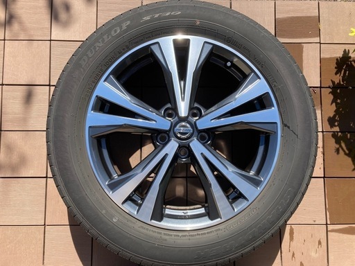 エクストレイルT32 タイヤホイールセット スタッドレス 日産純正