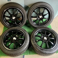 タイヤ，ホイール，4穴，車パーツ，LMスポーツ