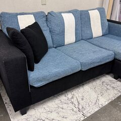 20187 3人掛け カウチソファ ◇大阪市内・東大阪市他 6,000円以上ご