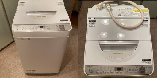 SHARP 乾燥機付き　洗濯機　2019年式 洗濯機