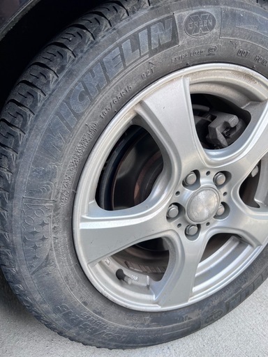 ミシュラン スタッドレスタイヤ ホイーホイールセット185/65R15