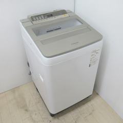 Panasonic (パナソニック) 洗濯機 全自動電気洗濯機 NA-FA80H6 8.0kg 2019年製 シャンパン 簡易乾燥機能付 洗浄・除菌済み