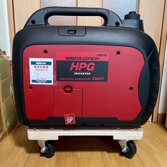 中古小型発電機 ﾜｷﾀ HPG2500-6 ￥20,000