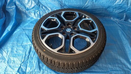 STI純正ホイール4本セット スタッドレスタイヤ付き STIエアバルブ