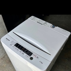 美品！21年製 Hisense ハイセンス 5.5kg 洗濯機 HW-K55E 