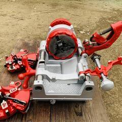 REX レッキスねじ切り機 S50AⅢ パイプマシン ダイヘッド2個付き 埼玉発送