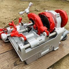 REX レッキスねじ切り機 S50AⅢ パイプマシン ダイヘッド2個付き 埼玉発送